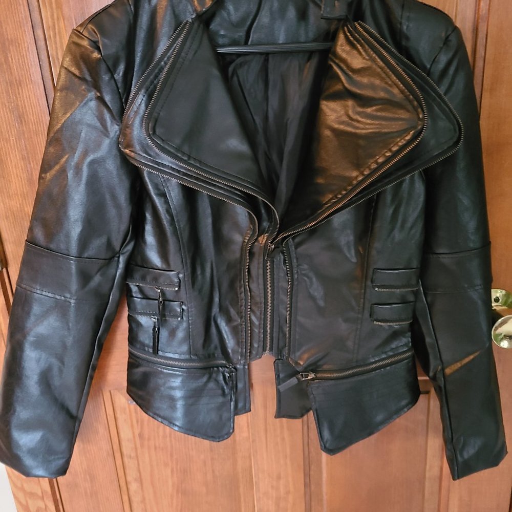 Real Darkness Leather Jacket, Size M - Picture 3 of 4
